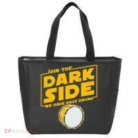 Join The Dark Side Bass Drum Player Tote Bag thumb 0