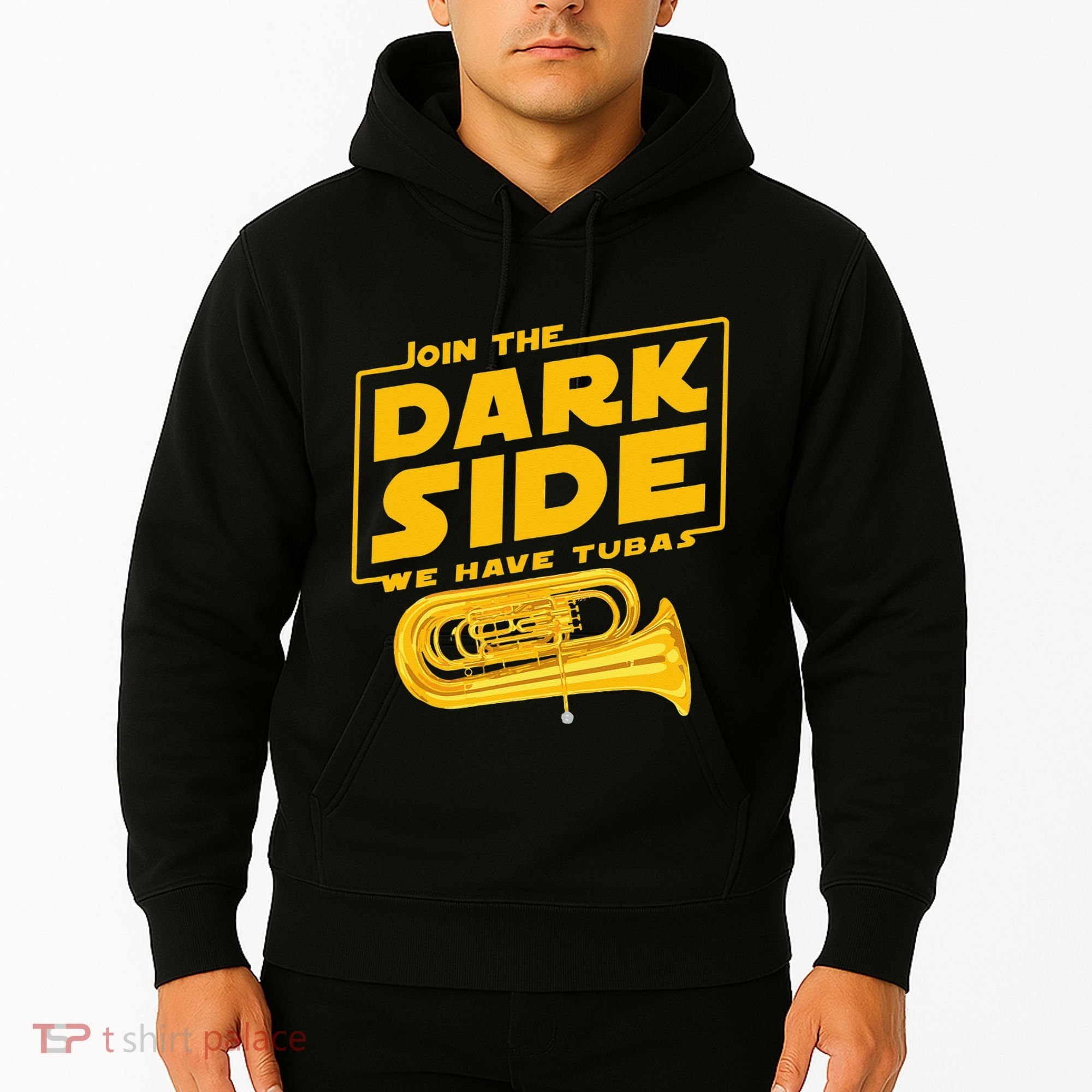 Join The Dark Side Tuba Player Hoodie