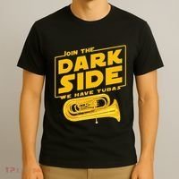 Join The Dark Side Tuba Player T-Shirt thumb 3