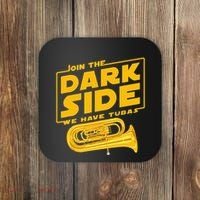 Join The Dark Side Tuba Player Coaster thumb 0