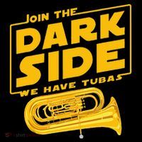 Join The Dark Side Tuba Player Coaster thumb 2