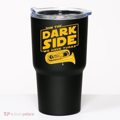 Join The Dark Side Tuba Player Tumbler