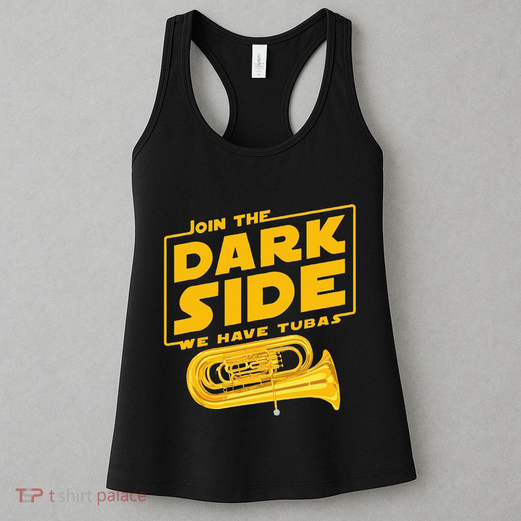 Join The Dark Side Tuba Player Women's Tank Top