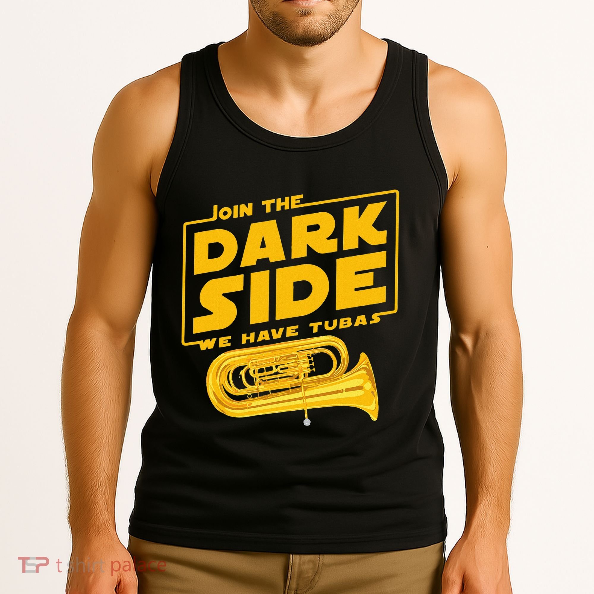 Join The Dark Side Tuba Player Tank Top