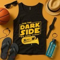 Join The Dark Side Tuba Player Tank Top thumb 4