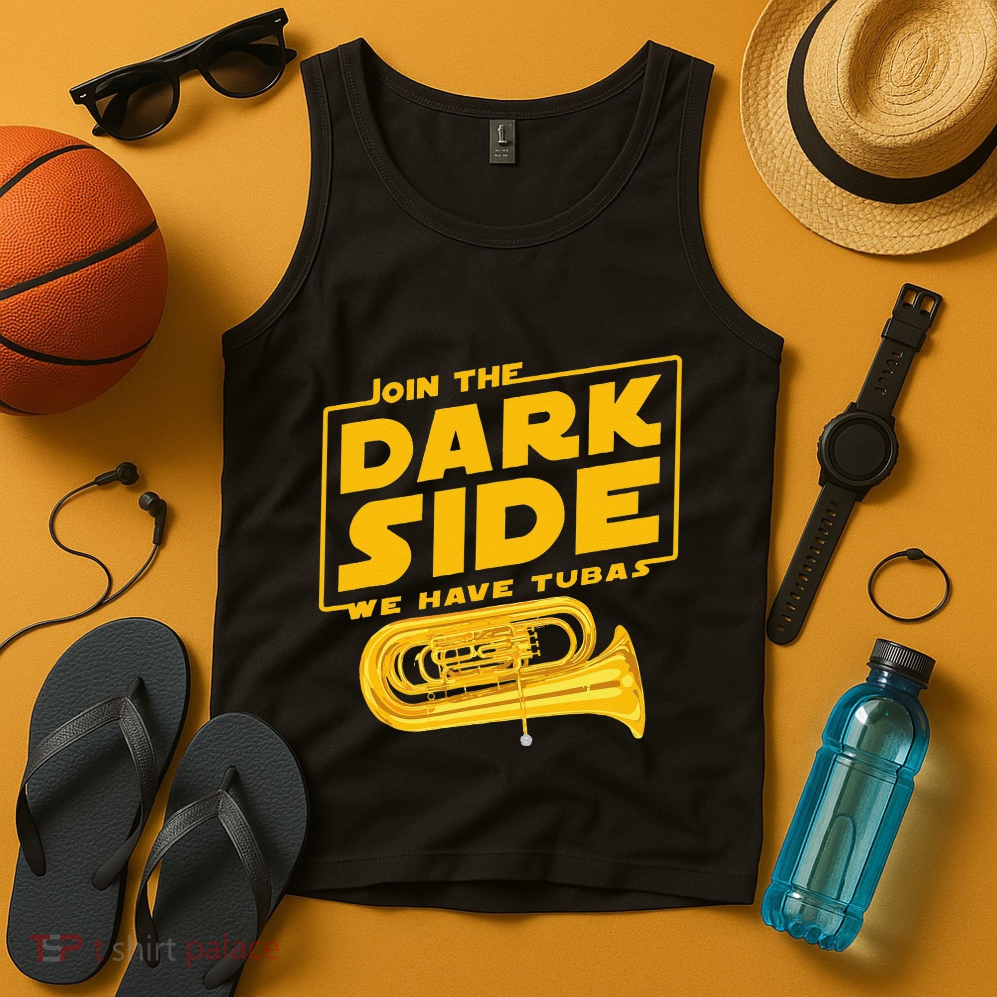 Join The Dark Side Tuba Player Tank Top