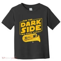 Join The Dark Side Tuba Player Toddler T-Shirt thumb 0