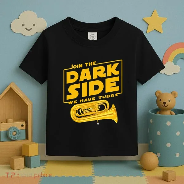 Join The Dark Side Tuba Player Toddler T-Shirt