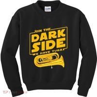 Join The Dark Side Tuba Player Kids Sweatshirt thumb 0