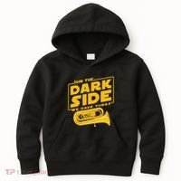 Join The Dark Side Tuba Player Kids Hoodie thumb 0