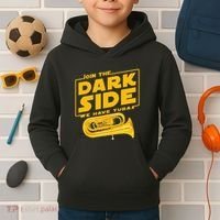 Join The Dark Side Tuba Player Kids Hoodie thumb 2