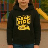 Join The Dark Side Tuba Player Kids Hoodie thumb 3