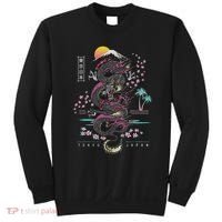 Japanese Tokyo Dragon Asian Inspired Retro 80’s Style Sweatshirt thumb 0