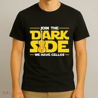 Join The Dark Side We Have Cellos Cellist Orchestra Musician T-Shirt thumb 3