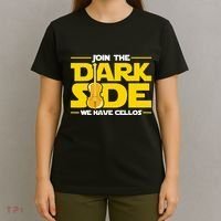 Join The Dark Side We Have Cellos Cellist Orchestra Musician T-Shirt thumb 4
