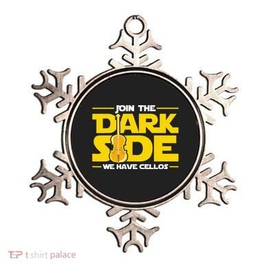 Join The Dark Side We Have Cellos Cellist Orchestra Musician Ornament