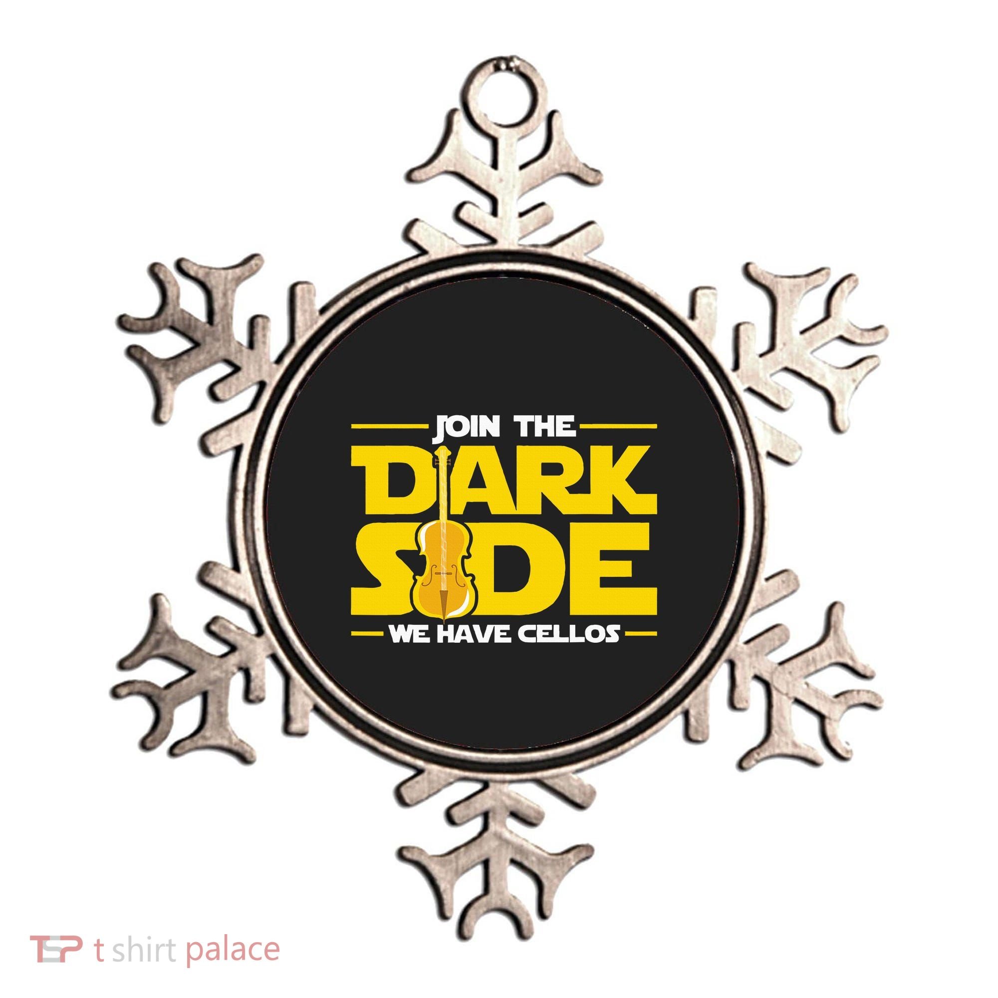 Join The Dark Side We Have Cellos Cellist Orchestra Musician Ornament
