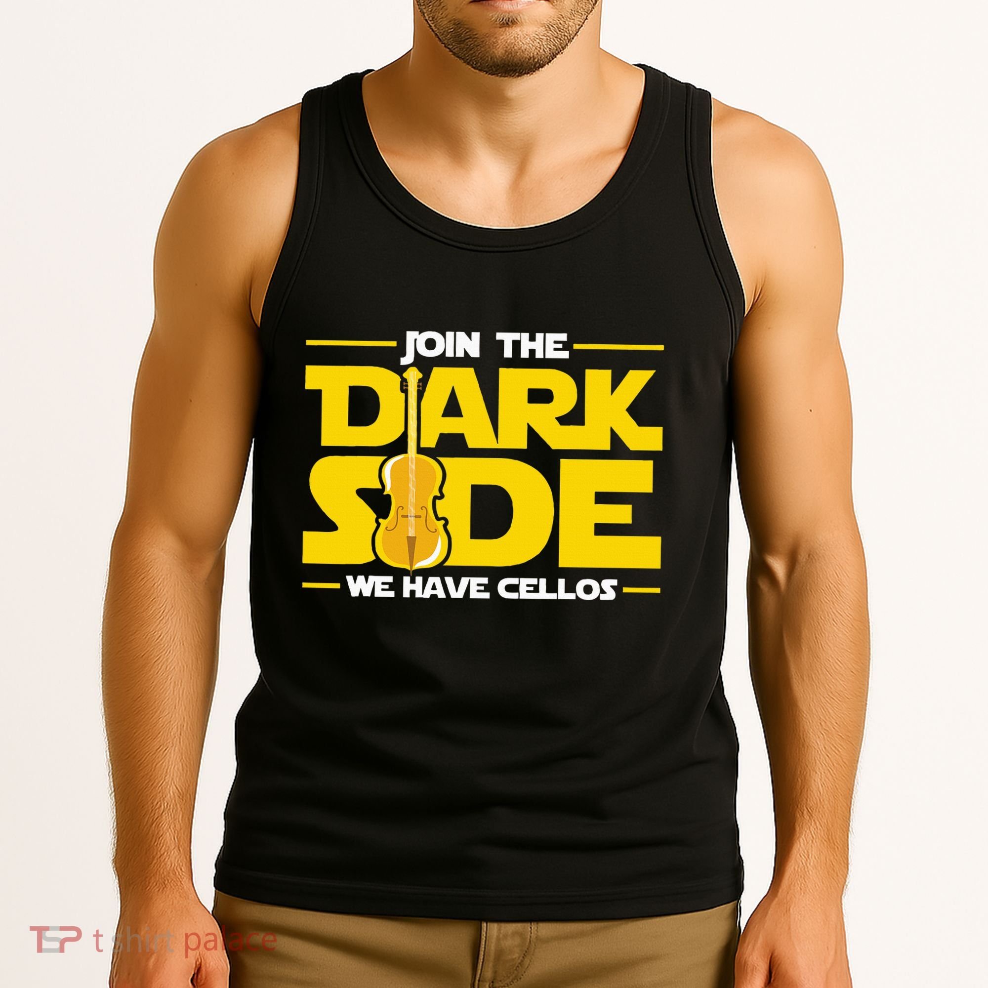 Join The Dark Side We Have Cellos Cellist Orchestra Musician Tank Top