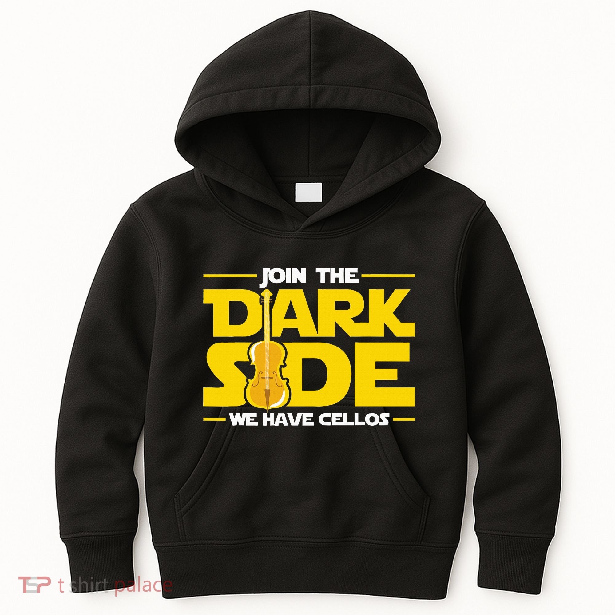 Join The Dark Side We Have Cellos Cellist Orchestra Musician Kids Hoodie