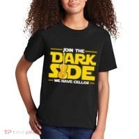 Join The Dark Side We Have Cellos Cellist Orchestra Musician Kids T-Shirt thumb 2
