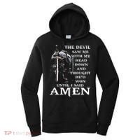 Jesus The Devil Saw Me With My Head Down Women's Hoodie thumb 0