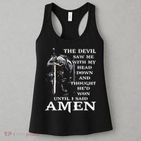 Jesus The Devil Saw Me With My Head Down Women's Tank Top thumb 3