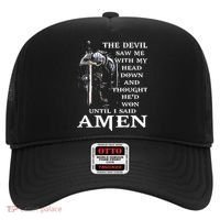 Jesus The Devil Saw Me With My Head Down Hat thumb 0