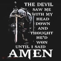 Jesus The Devil Saw Me With My Head Down Visor thumb 3