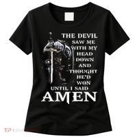 Jesus The Devil Saw Me With My Head Down Women's T-Shirt thumb 0