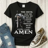Jesus The Devil Saw Me With My Head Down Women's T-Shirt thumb 3