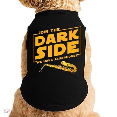 Join The Dark Side Saxophone Player Doggie Tank