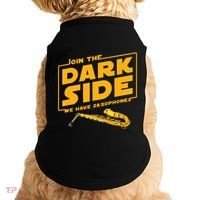 Join The Dark Side Saxophone Player Doggie Tank thumb 0