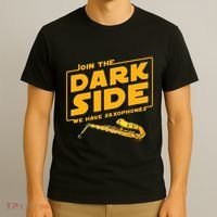Join The Dark Side Saxophone Player T-Shirt thumb 3