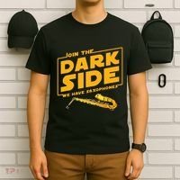 Join The Dark Side Saxophone Player T-Shirt thumb 6