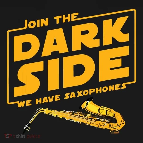 Join The Dark Side Saxophone Player Bucket Hat