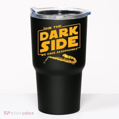 Join The Dark Side Saxophone Player Tumbler