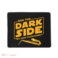 Join The Dark Side Saxophone Player Mousepad thumb 0