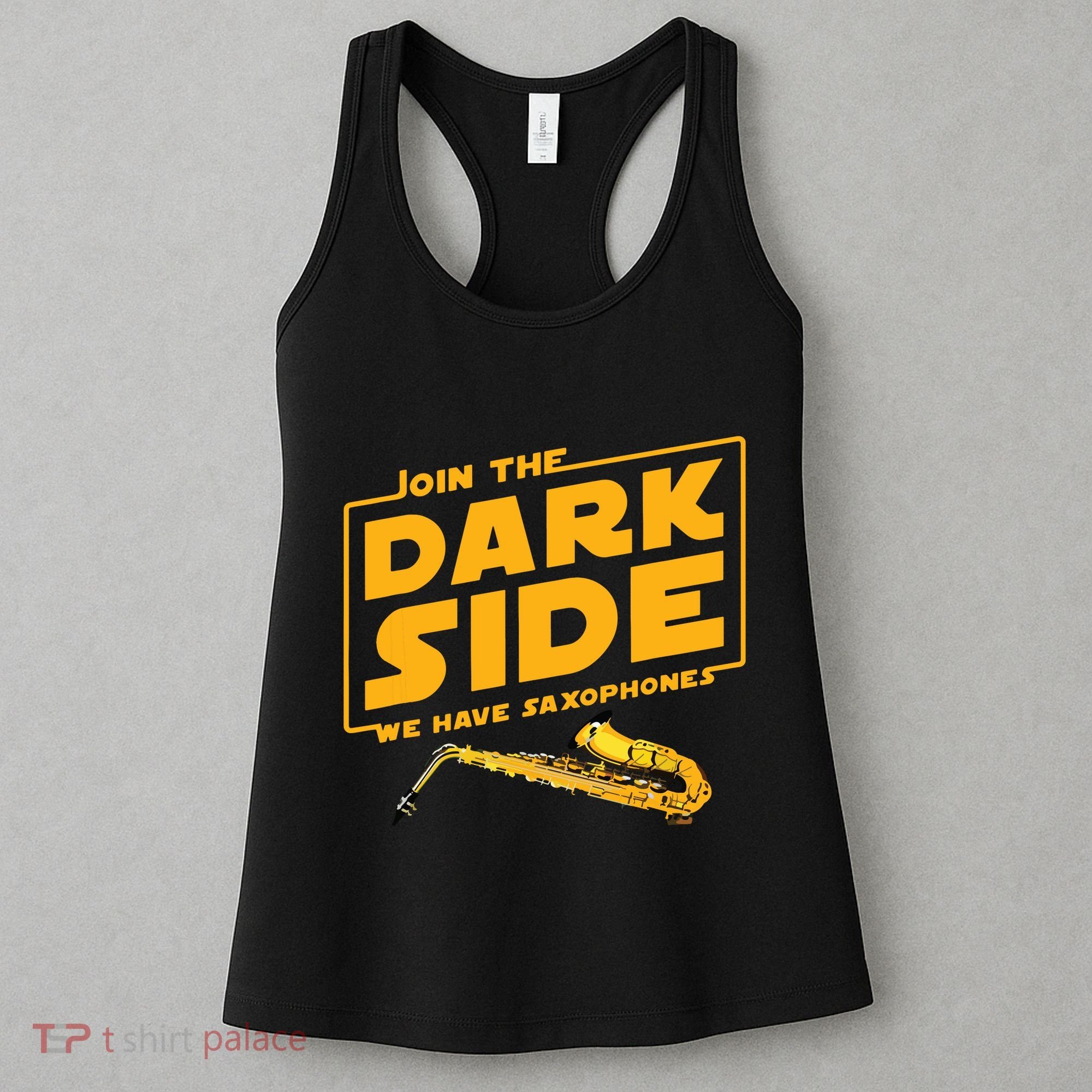 Join The Dark Side Saxophone Player Women's Tank Top