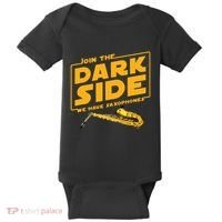 Join The Dark Side Saxophone Player Baby Bodysuit thumb 0