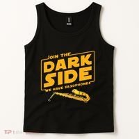 Join The Dark Side Saxophone Player Tank Top thumb 2