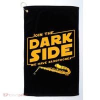 Join The Dark Side Saxophone Player Golf Towel thumb 0