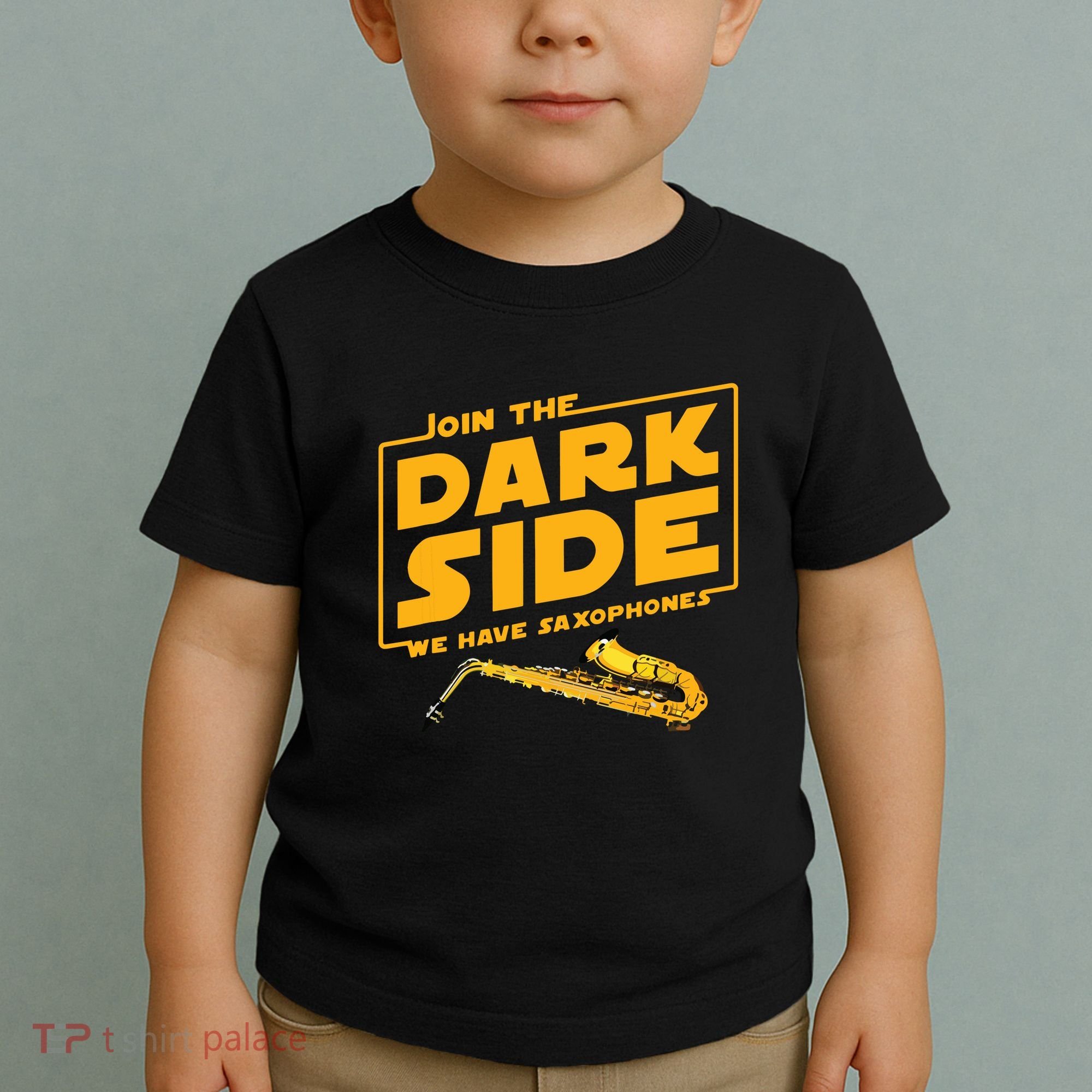 Join The Dark Side Saxophone Player Toddler T-Shirt