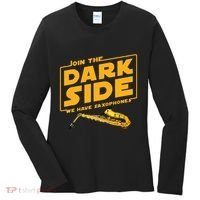 Join The Dark Side Saxophone Player Women's Long Sleeve Shirt thumb 0