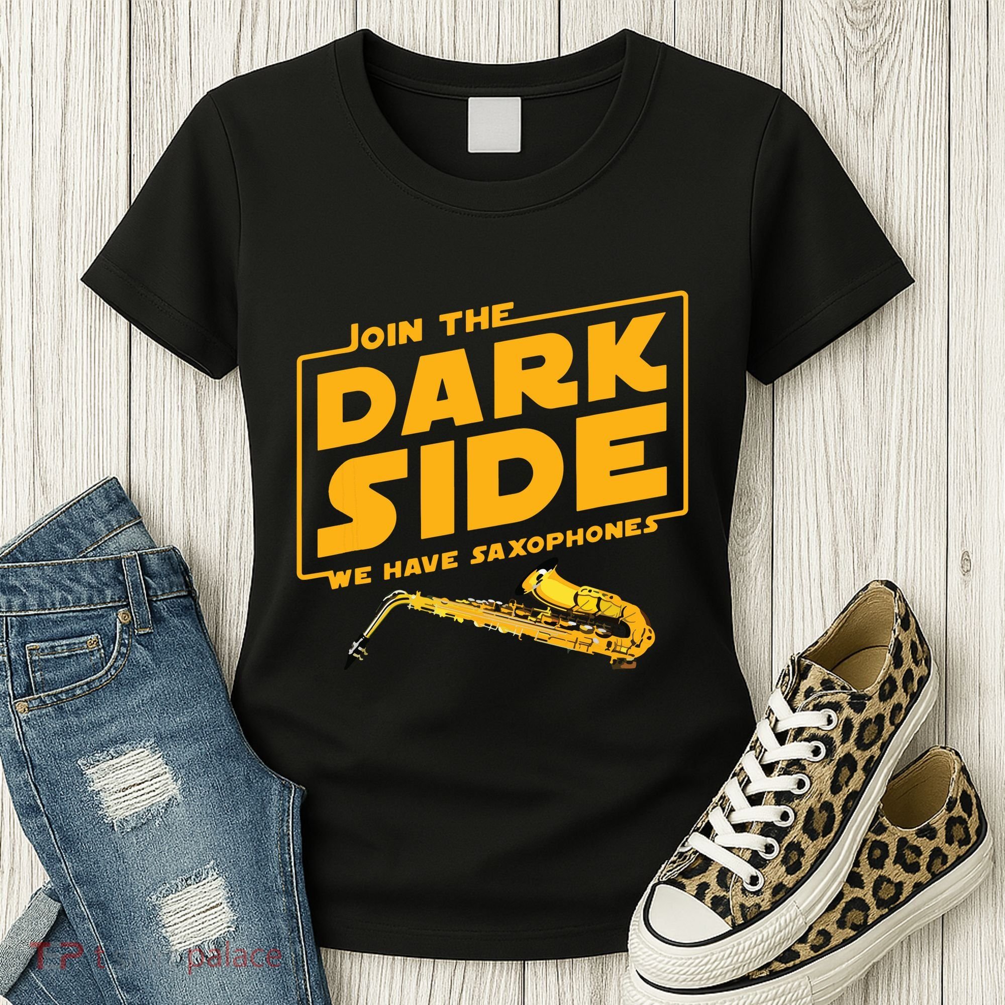 Join The Dark Side Saxophone Player Women's T-Shirt