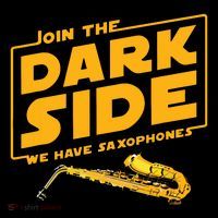 Join The Dark Side Saxophone Player Kids Sweatshirt thumb 2