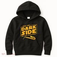 Join The Dark Side Saxophone Player Kids Hoodie thumb 0