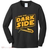 Join The Dark Side Saxophone Player Kids Long Sleeve Shirt thumb 0