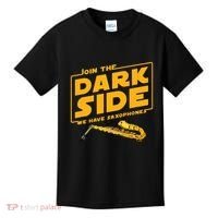 Join The Dark Side Saxophone Player Kids T-Shirt thumb 0