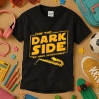 Join The Dark Side Saxophone Player Kids T-Shirt thumb 3