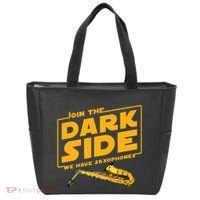 Join The Dark Side Saxophone Player Tote Bag thumb 0